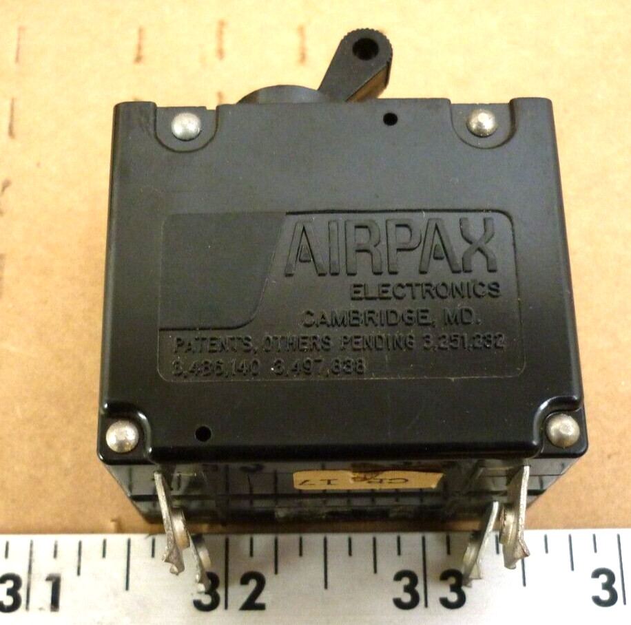 AIRPAX 1 F.L. Amps/1.25 Trip Amps MAX-65V Circuit Breaker, P/N UPG66-1-5-2-102