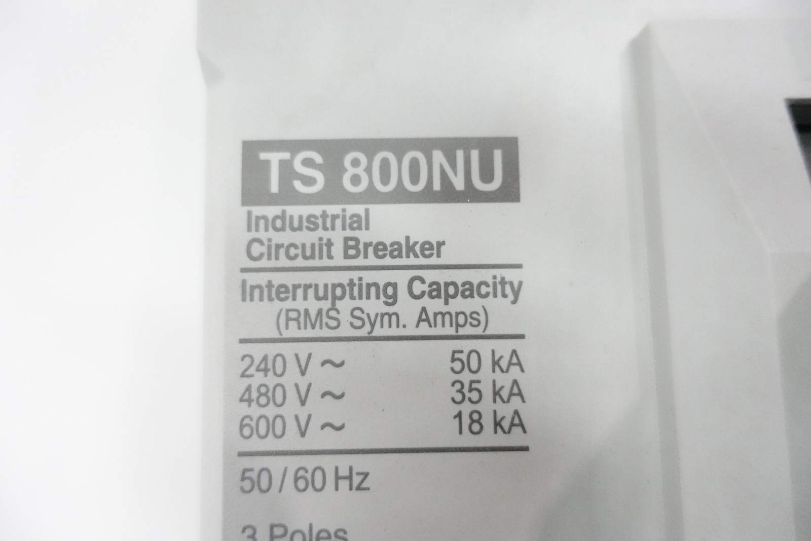 Susol LSCA8US TS800NU Molded Case Circuit Breaker 700a Amp 240/480/600v-ac 3p