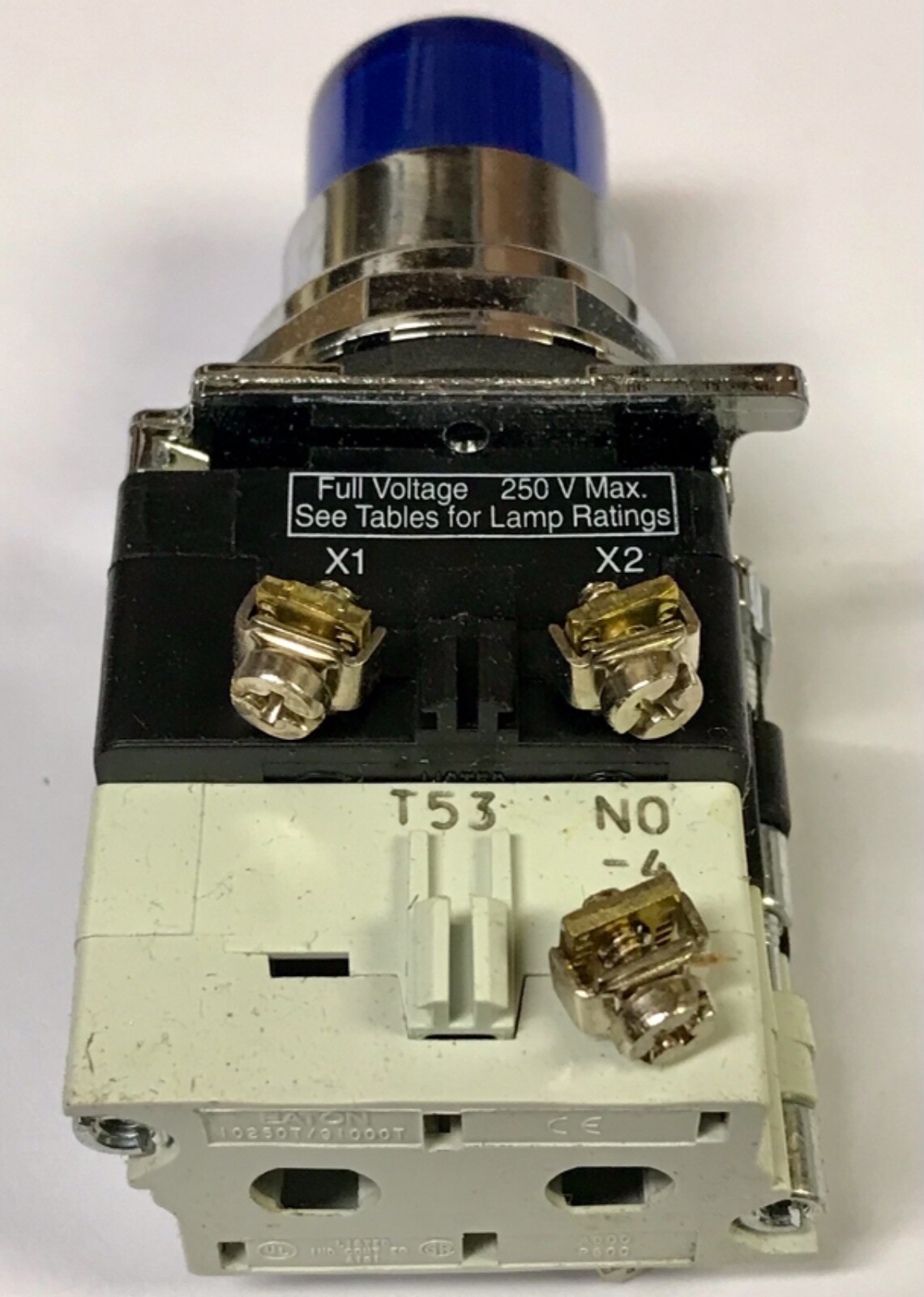 EATON 10250T397LLD24 53 BLUE 24V LED Illuminated Pushbutton