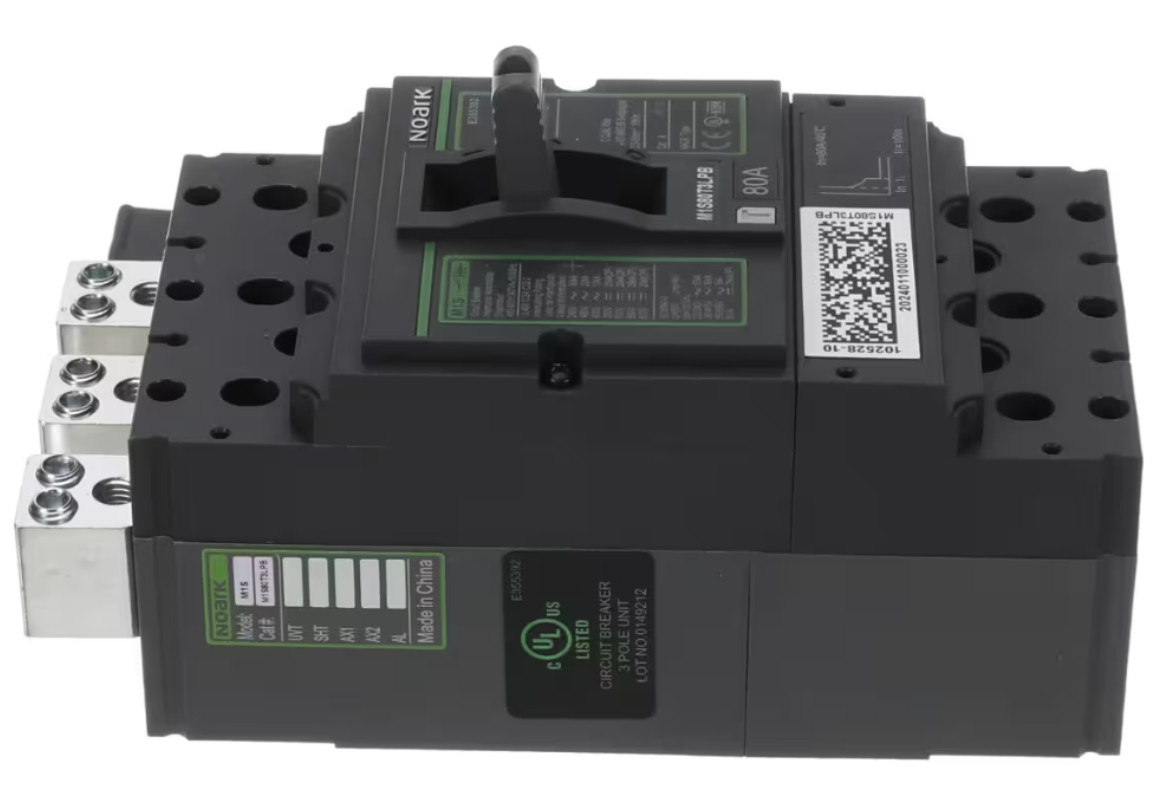 Lennox 102528-10, M1S80T3LPB, Circuit Breaker, 3 Pole, 80 Amp, 600 Volt