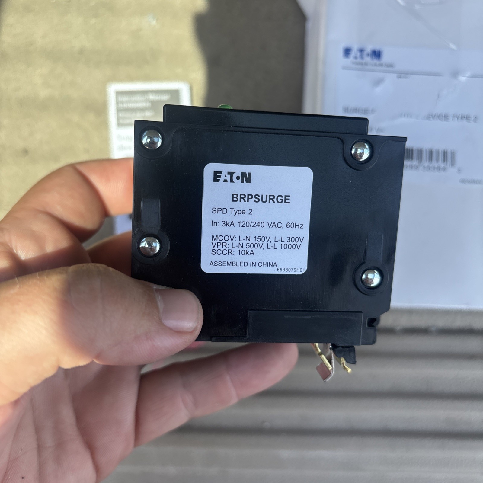 NEW EATON BRPSURGE Surge Protection Device Type 2 120/240 V 2 Pole – New in Box