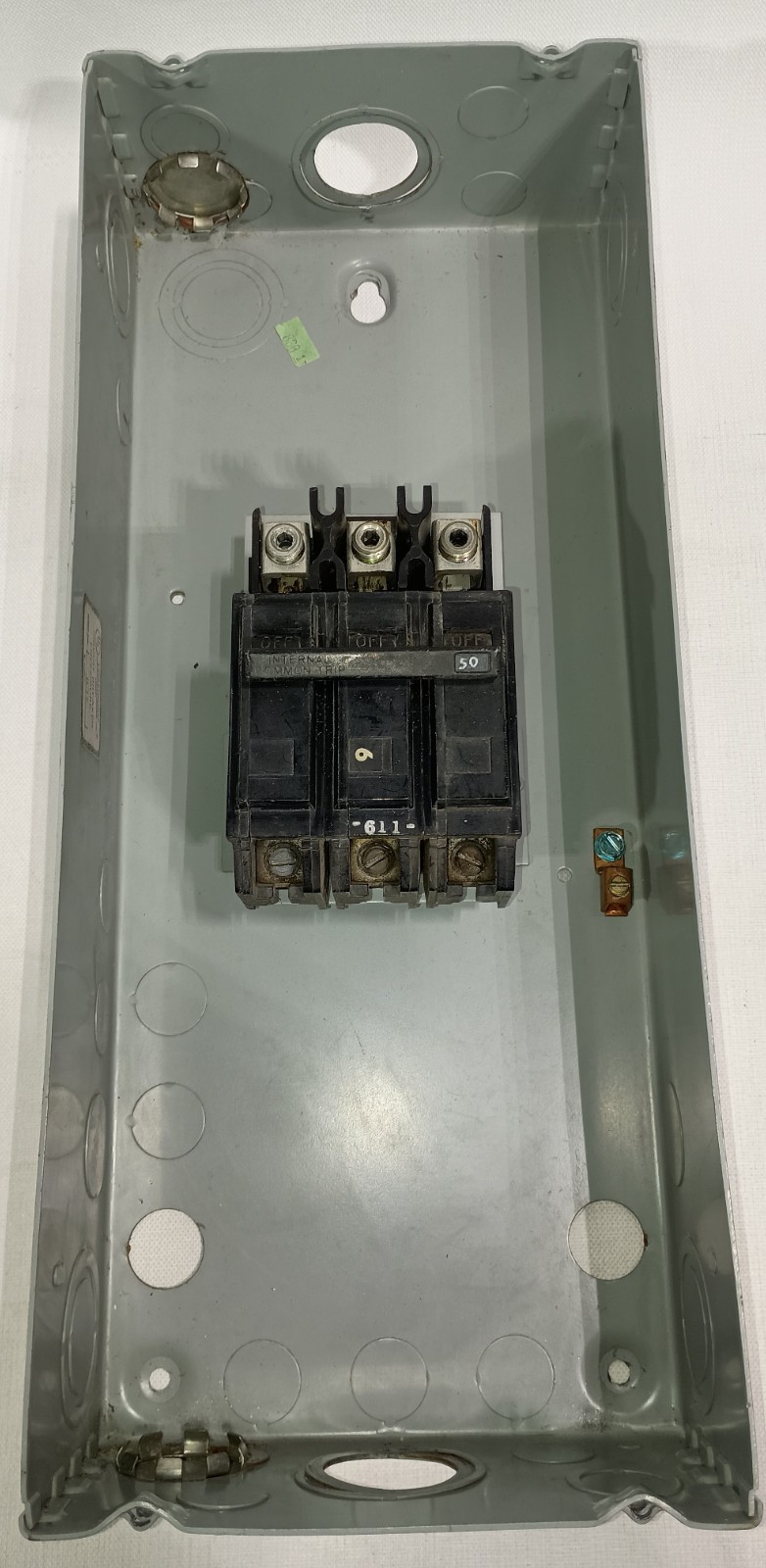 50A Breaker Disconnect Indoor Three Phase Crouse-Hinds TQL32050 E13207 LP00306 M