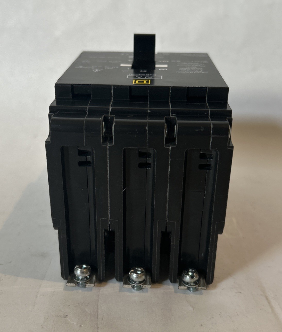 Square D EJB34020 20 Amp 3 Pole 480y/277 V 100 kA 50/60 Hz Circuit Breaker