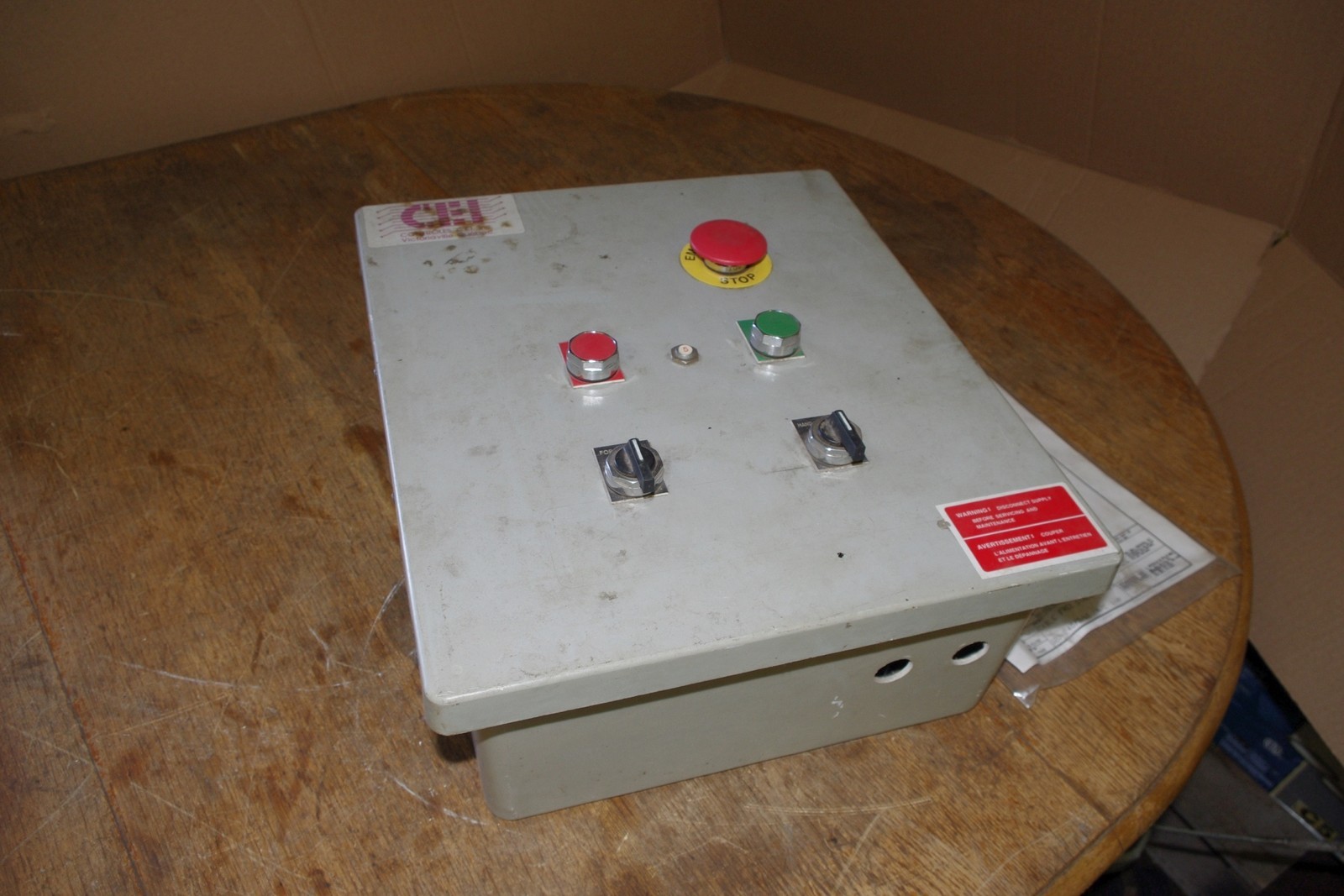 Cutler Hammer C25DND315 Start/Stop Control Panel Square D 9070T50D23