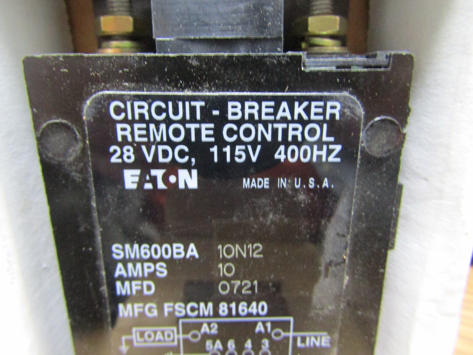 ✌️NEW EATON SM600BA 10N12 CIRCUIT BREAKER REMOTE CONTROL SM600BA10N12 10 AMPS