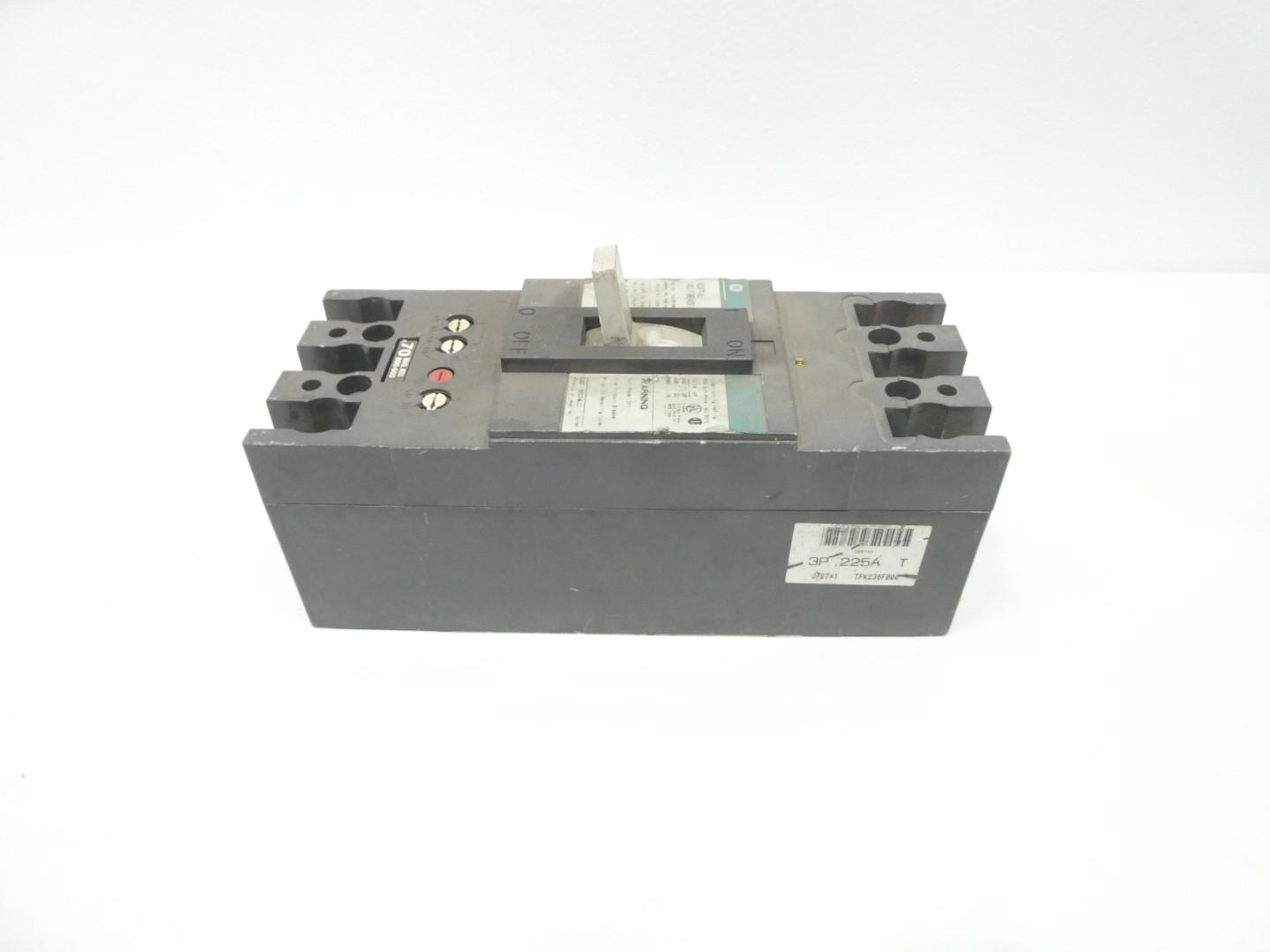 Ge TFK236F000 Molded Case Circuit Breaker 600v-ac 225a Amp 3p W/ 70a Trip Unit