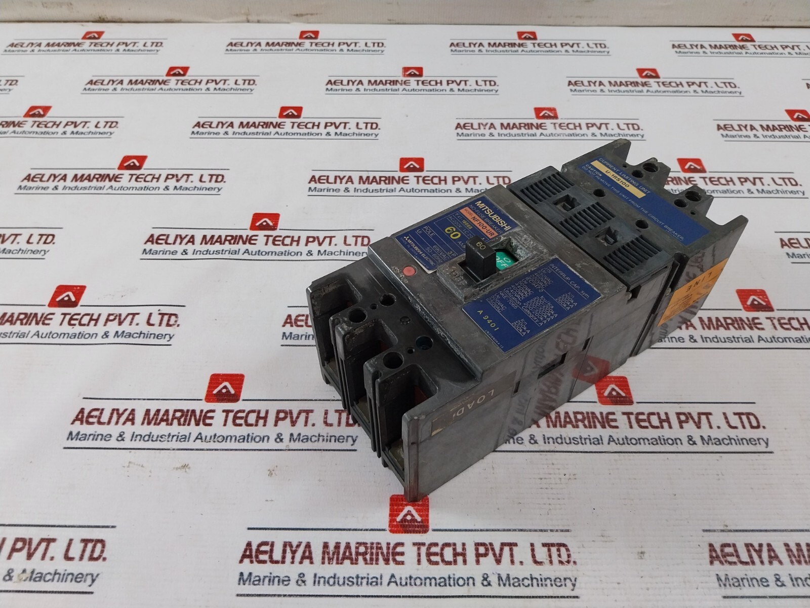 Mitsubishi NF100-UR No-Fuse Circuit Breaker 60AMP 690VAC