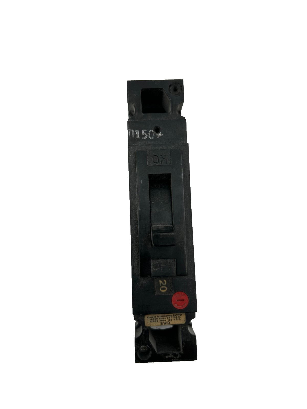 GE TED113020 Circuit Breaker, 20A, 1P, 277V – Lot of 3