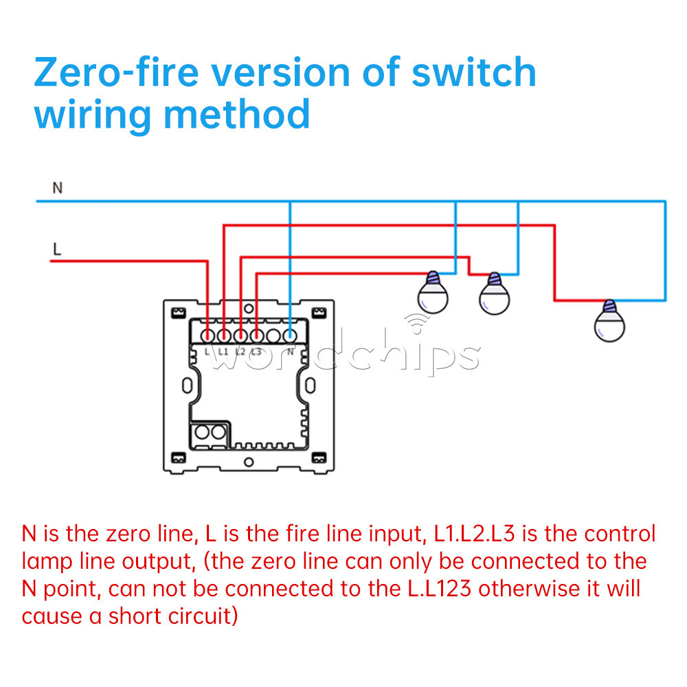 DH-315 Ewelink WiFi Smart Switch Light Control Panel Remote Control Wall Switch