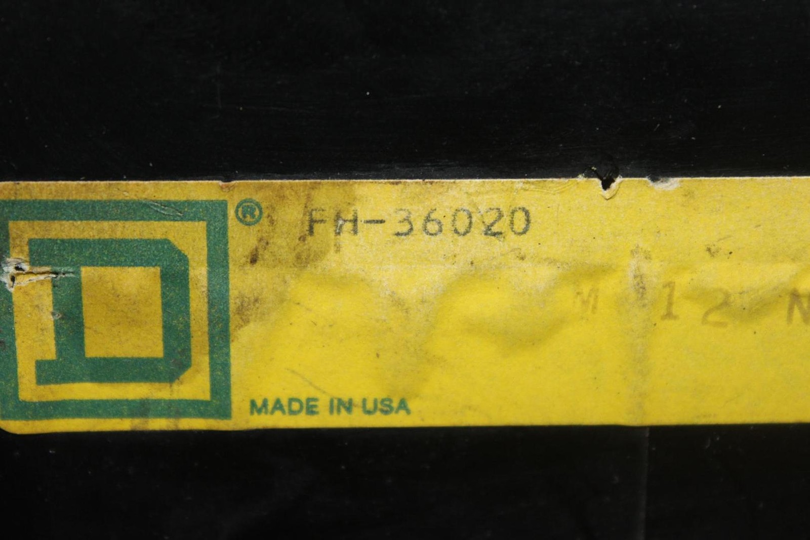 SQUARE D I-LINE CIRCUIT BREAKER FH36020 20 AMP 600 VAC 3-POLE