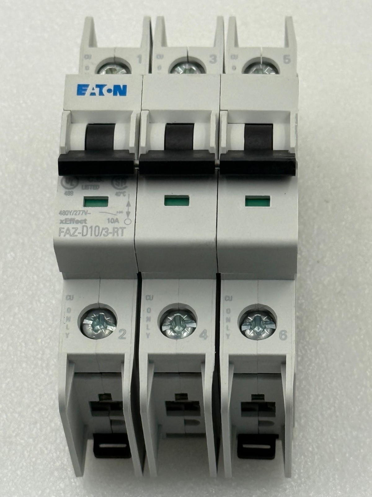 Eaton FAZ-D10/3-RT Moeller Series 3 Phase Circuit Breaker New in Box Surplus