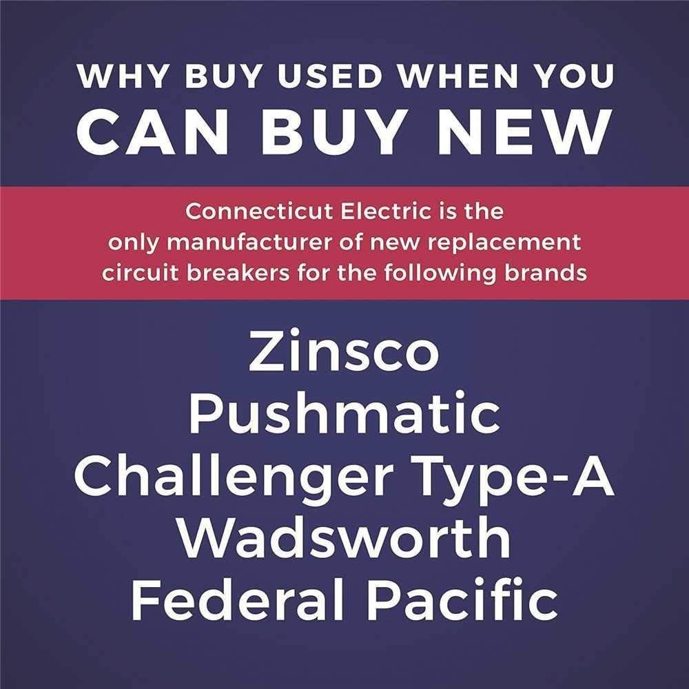 New Federal Pacific Electric Stab-Lok NA230 Replacement. Two Pole 30 Amp Thic…