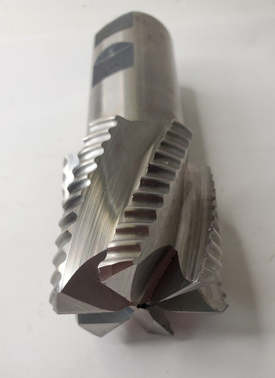 UNBRANDED 1-3/4″ DIAMETER ROUGHING END MILL 4-5/8″ OAL 2″ LOC 6 FLUTE