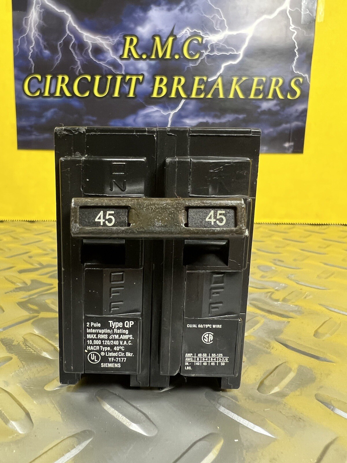 Q245 45-Amp Double Pole Type QP Circuit Breaker