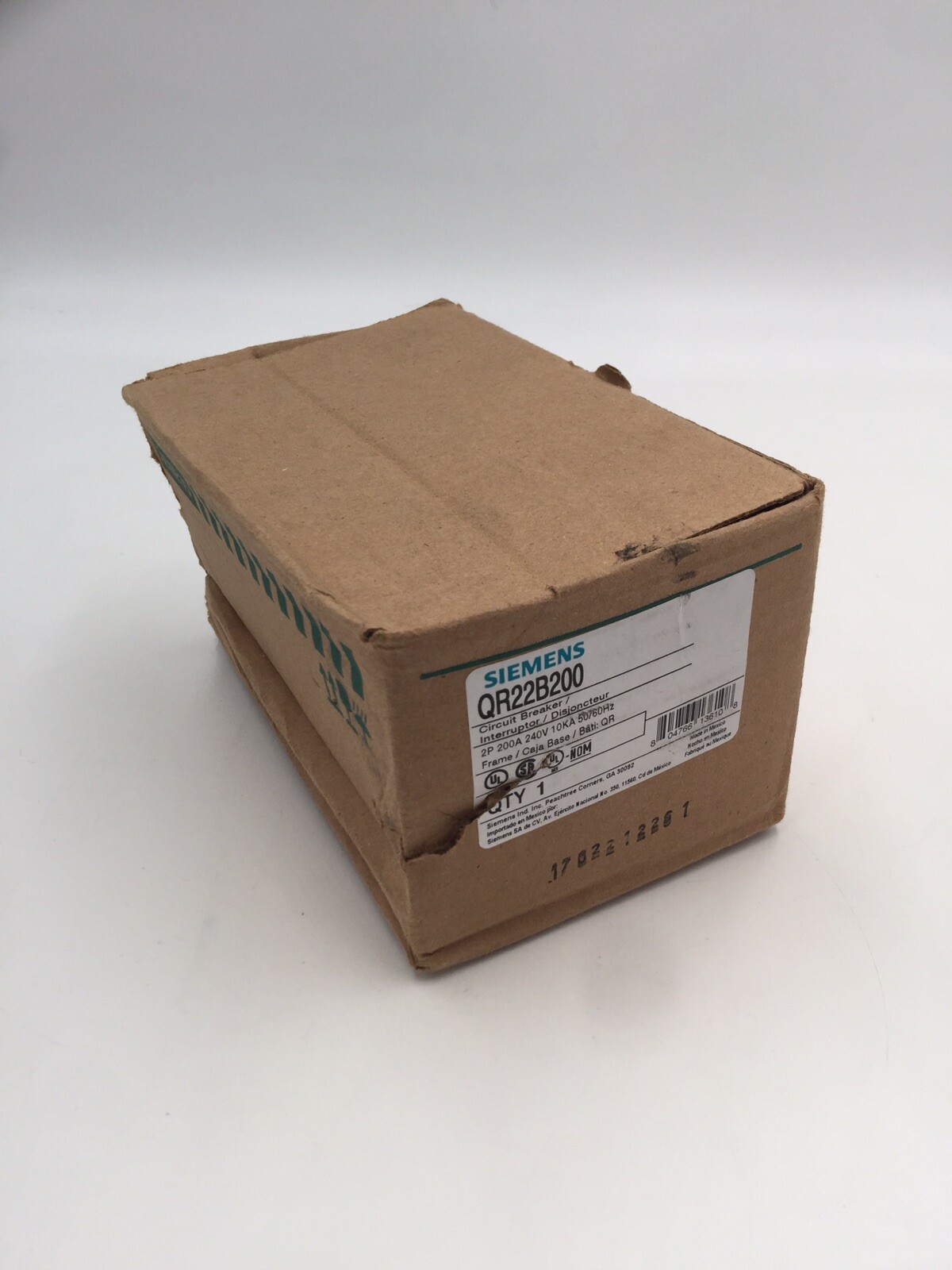 HOUSTON STOCK NEW SIEMENS QR22B200 TYPE QR2 200 AMP 240V FREE 2 DAY AIR SHIPPING