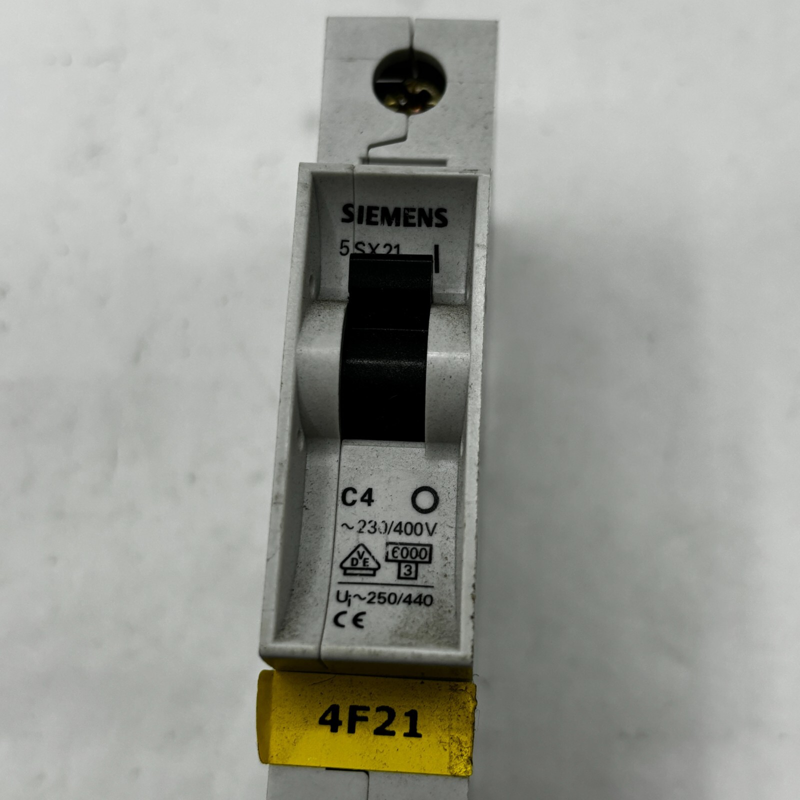SIEMENS 5SX2 CIRCUIT BREAKER 1POLE C4 230/400V 250/440 277VAC 5SX2🔔