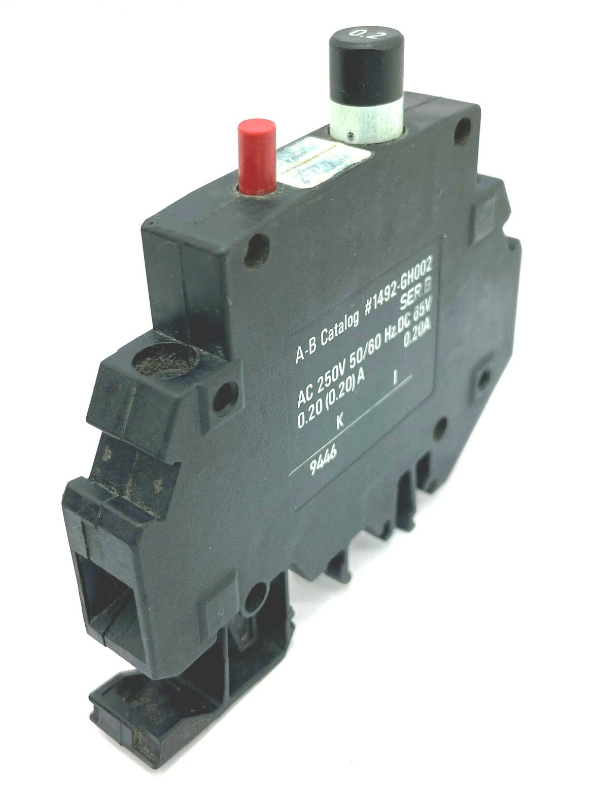 Allen Bradley 1492GH002 Miniature Circuit Breaker Bulletin 1492-GH 0.20A DC 65V