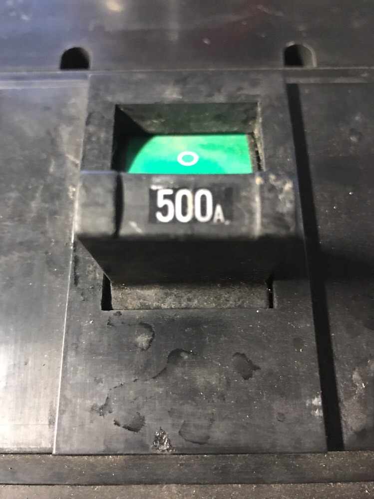 Fuji Electric SA603R 500A 600V Molded Case Auto Circuit Breaker
