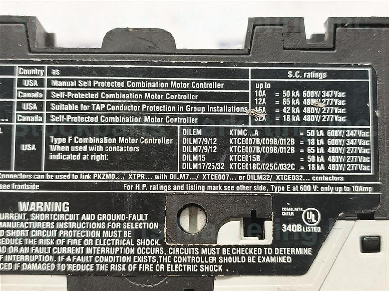 Eaton PKZM0-04-SC XTPRS CP40BC1 Motor Circuit Breaker Fast Ship 30 Days Warranty