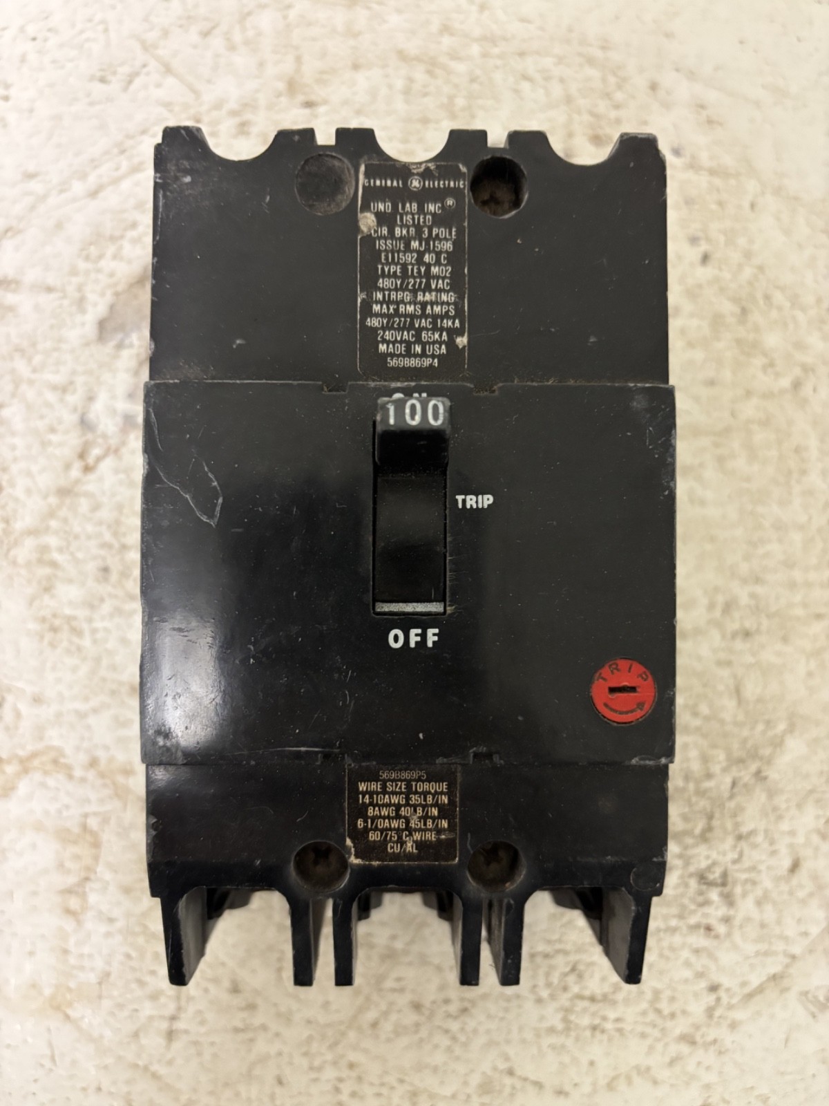 General Electric 100 Amp