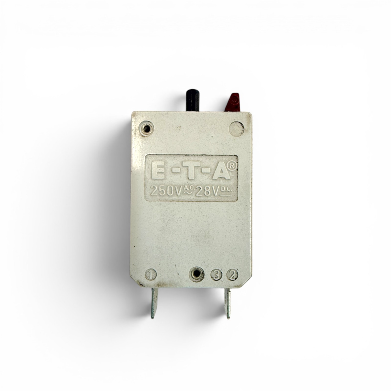 ETA 127-P10-H-KF Mini Thermal Circuit Breaker 25A 250VAC 28VDC