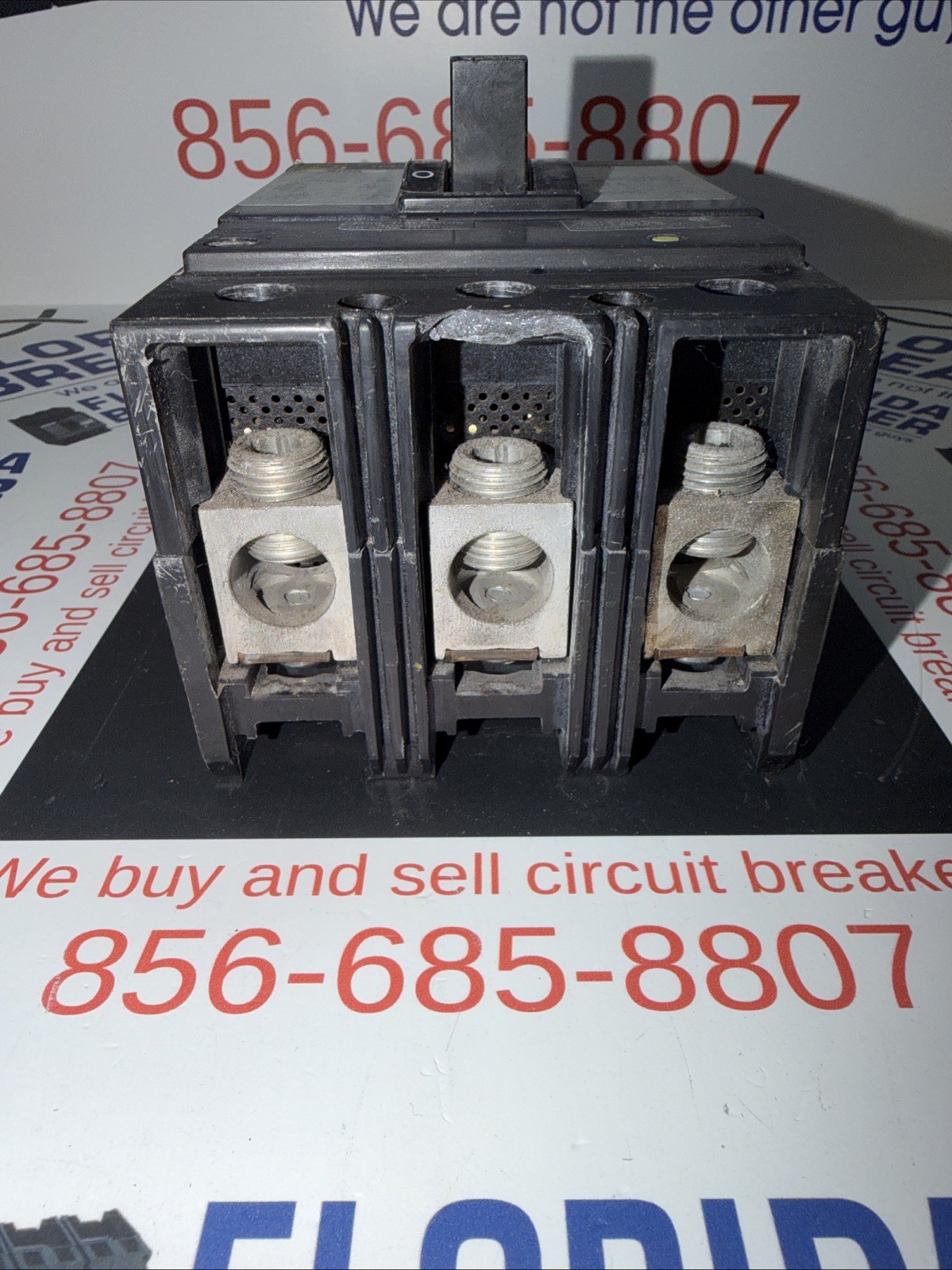 Square D Electric 100A 600V 480V KAL36100 Circuit Breaker BAD LABLE FLAW