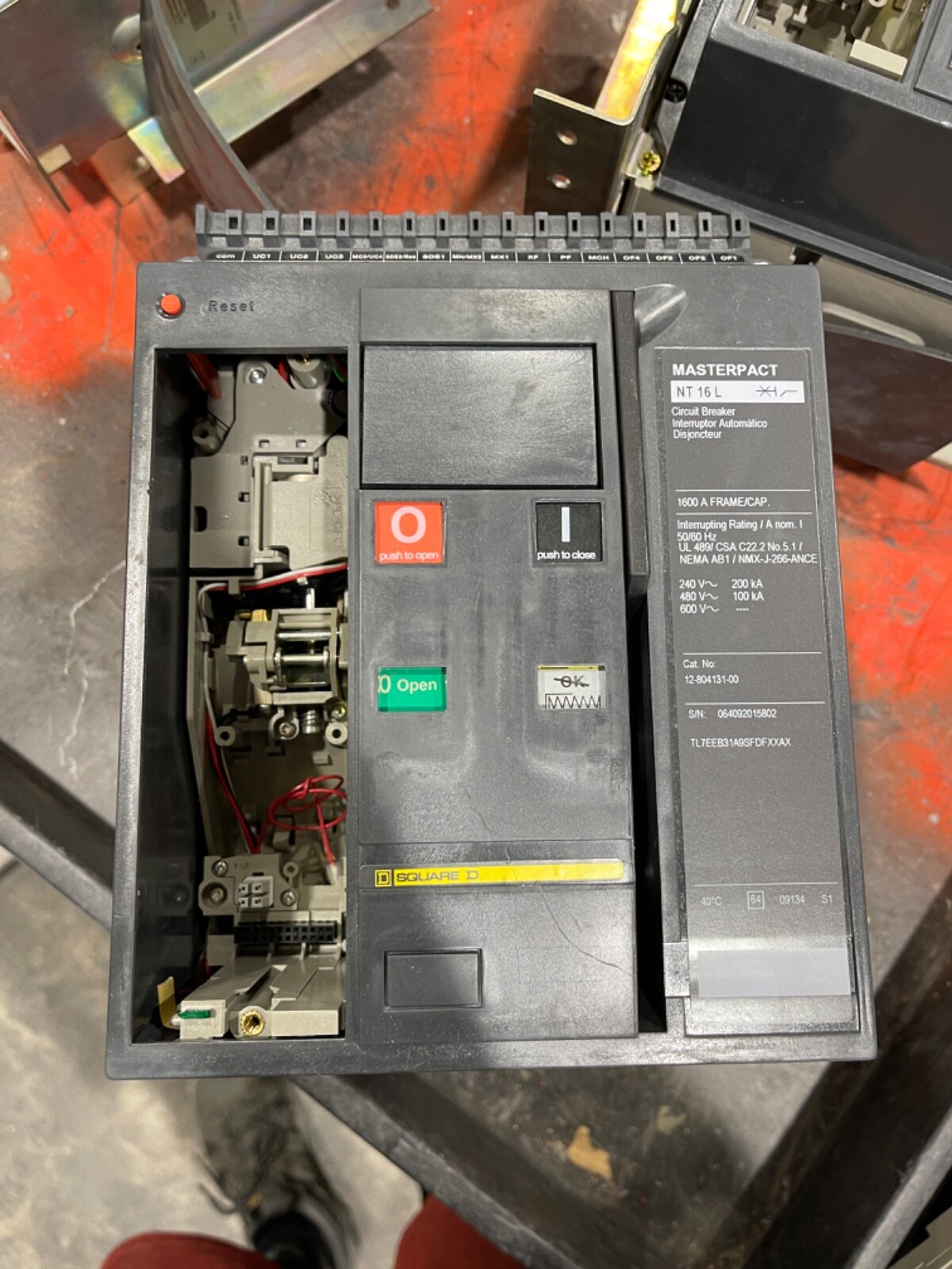 NEW SQUARE D FRAME NT16L 3 POLE 1600 AMP 600V CIRCUIT BREAKER “AK”