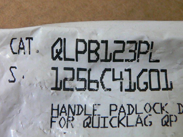 Cutler-Hammer Qlpb123pl Circuit Breaker Handle Lock