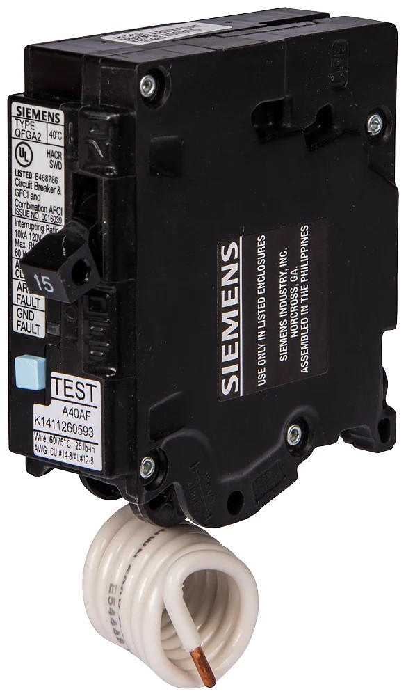 SIEMENS Q120DF 20A 120V Circuit Breaker