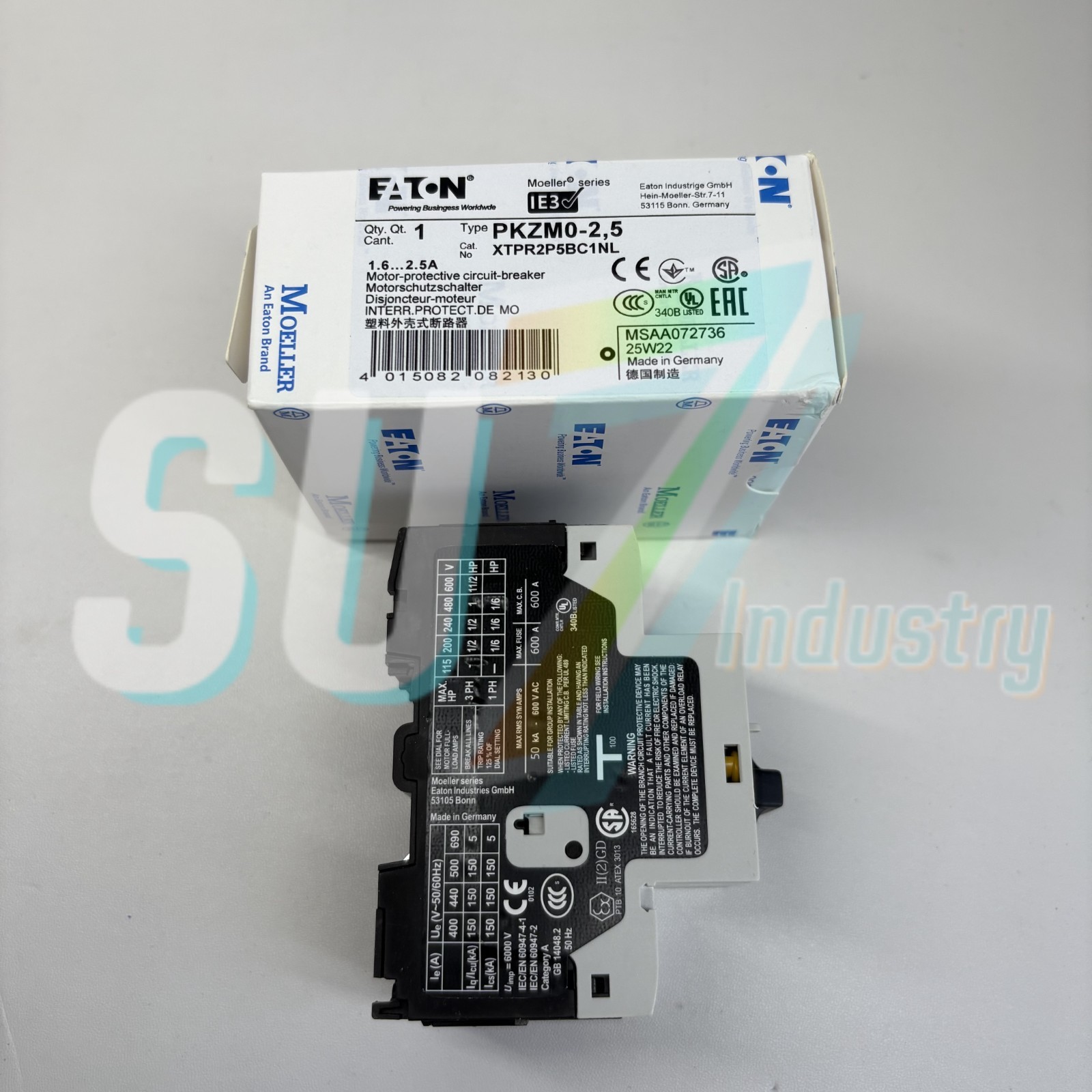 Eaton Moeller PKZM0-2.5 Motor Circuit Breaker# 1pcs New In Box
