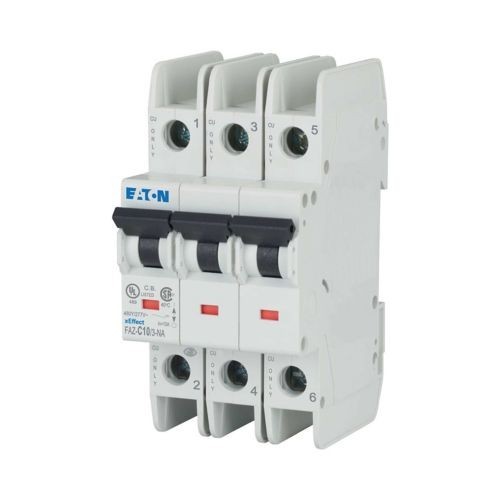 Eaton Moeller FAZ-C10/3-NA 3-Pole, 10A Circuit Breaker (NIB)