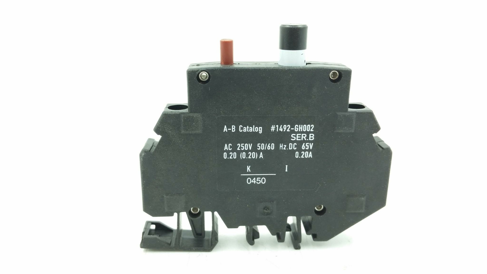 Allen-Bradley 0.2 Amp Single Pole Circuit Breaker 1492-GH002 Ser B