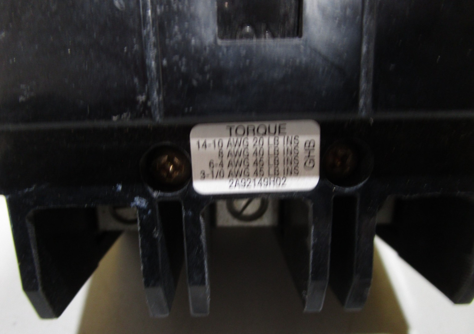 Eaton GHB3050 50A 3-Pole Circuit Breaker – Black