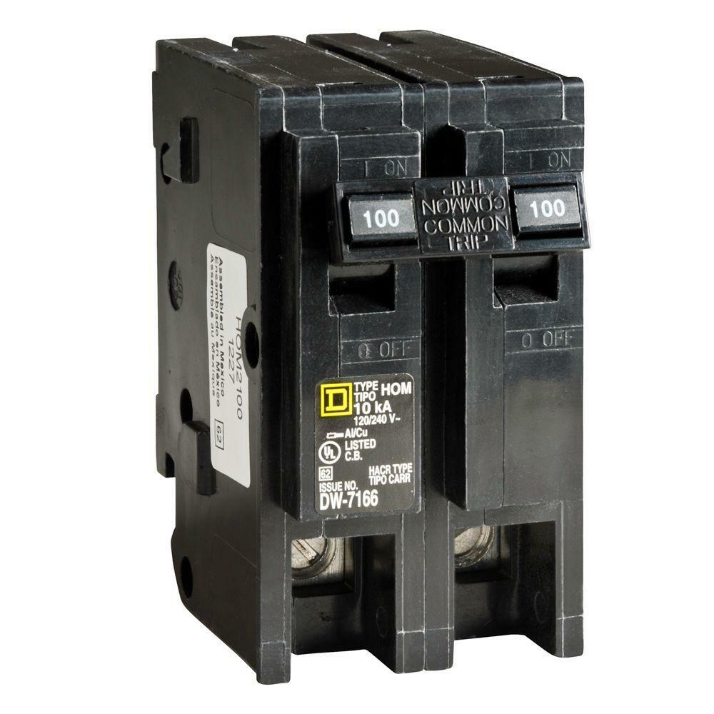 NEW Square-D Homeline CSED 100-Amp 2-Pole Circuit-Breaker Load-Switch 120/240-V
