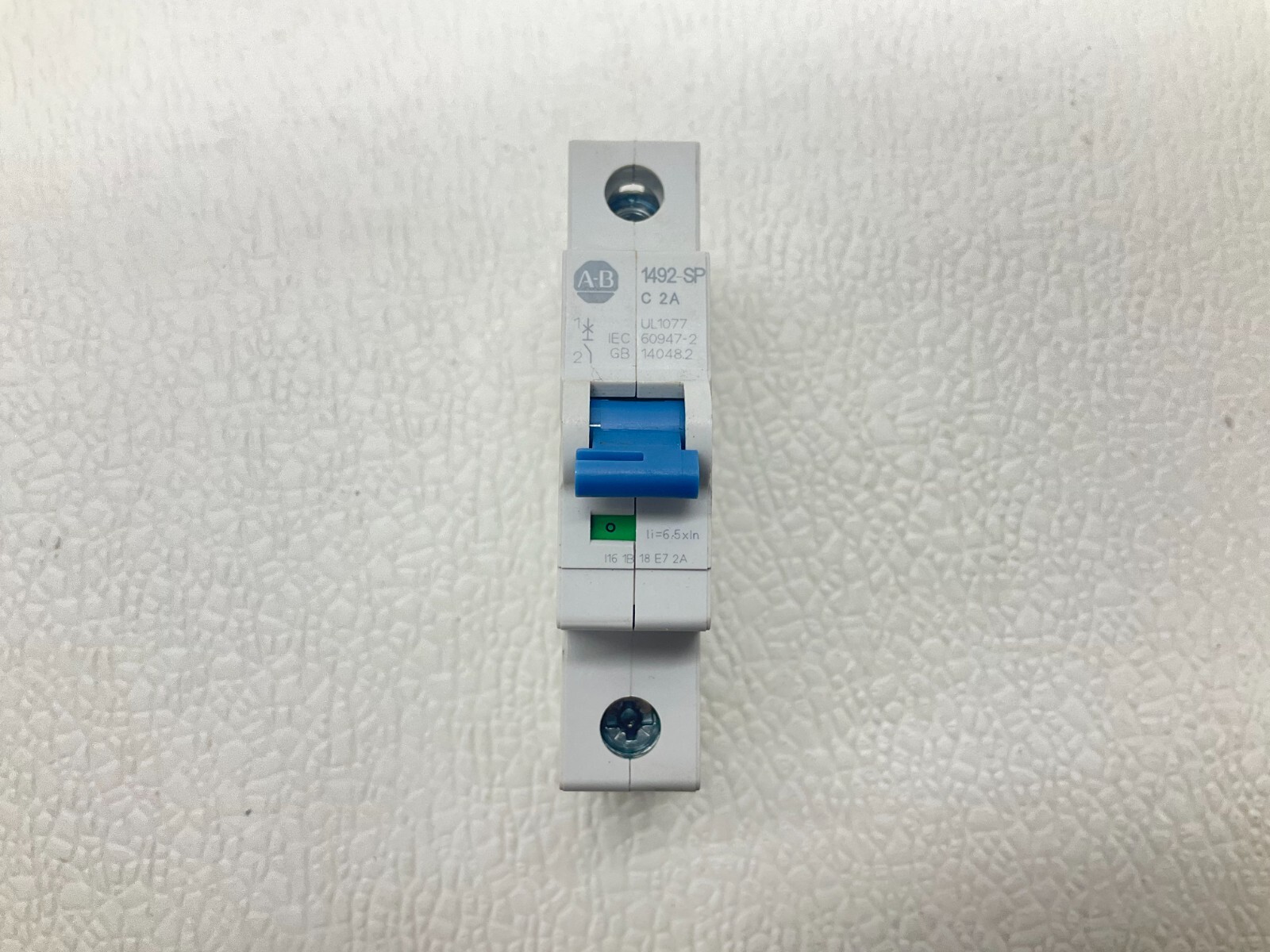 Allen Bradley 1492-SPM1C020 1 P 2 Amp Circuit Breaker Ser D 1492-SP C 2A (TSC)