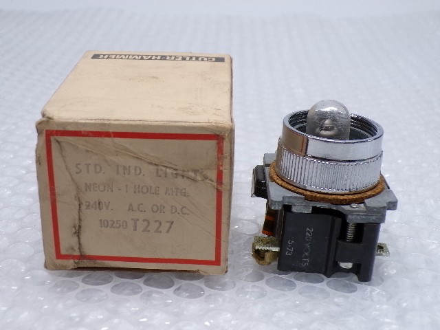 CUTLER HAMMER 10250T227 INDICATOR LIGHT NSMP