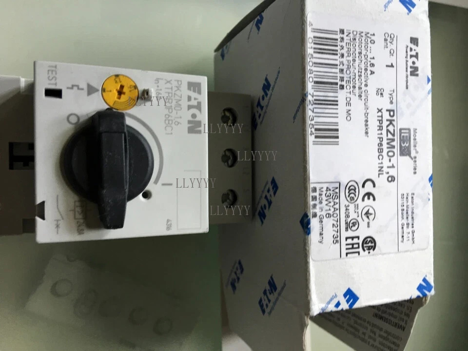 New EATON Moeller PKZM0-1.6 Motor Protective Circuit Breaker XTPR1P6BC1NL