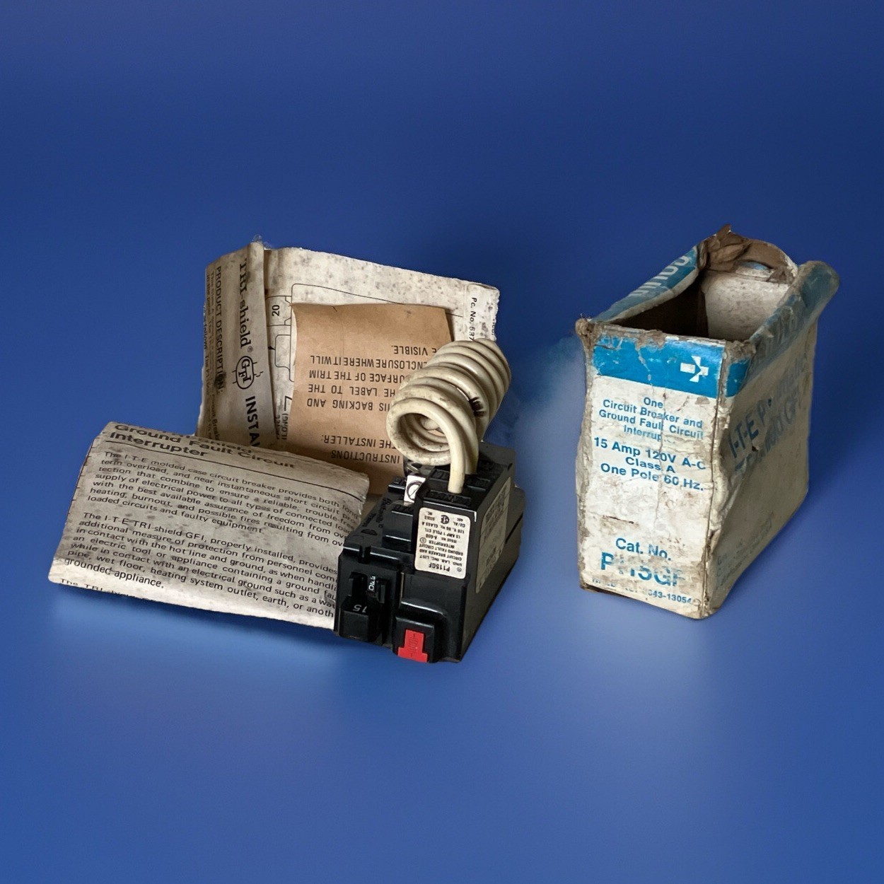 P115GF SIEMENS ITE “BULLDOG” PUSHMATIC GOULD 15 AMP, 1 POLE GFCI GFI 15A 120V