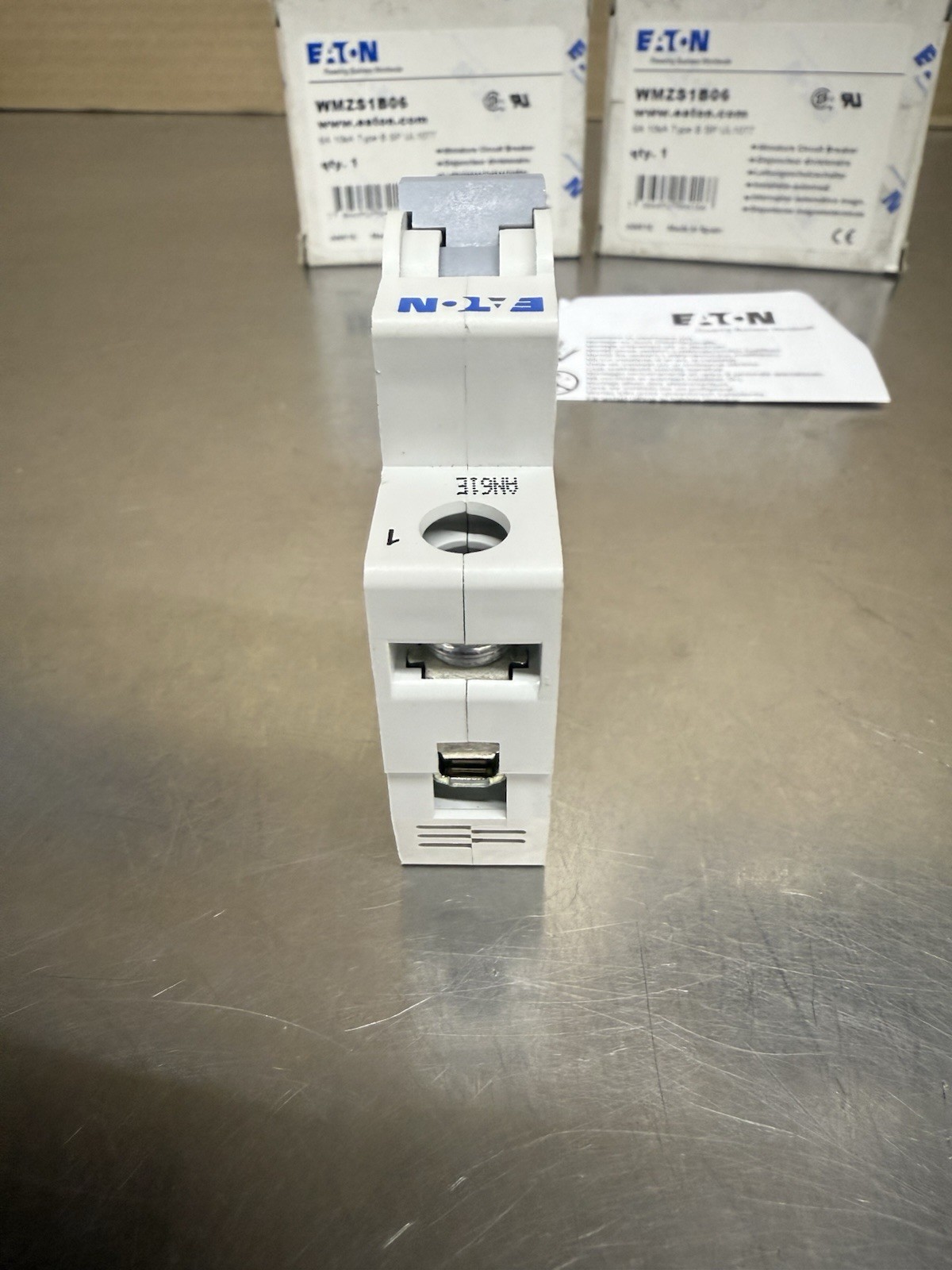 Lot of 2 Eaton WMZS1B06 Miniature Circuit Breaker 6 Amp 1 Pole 277V New In Box