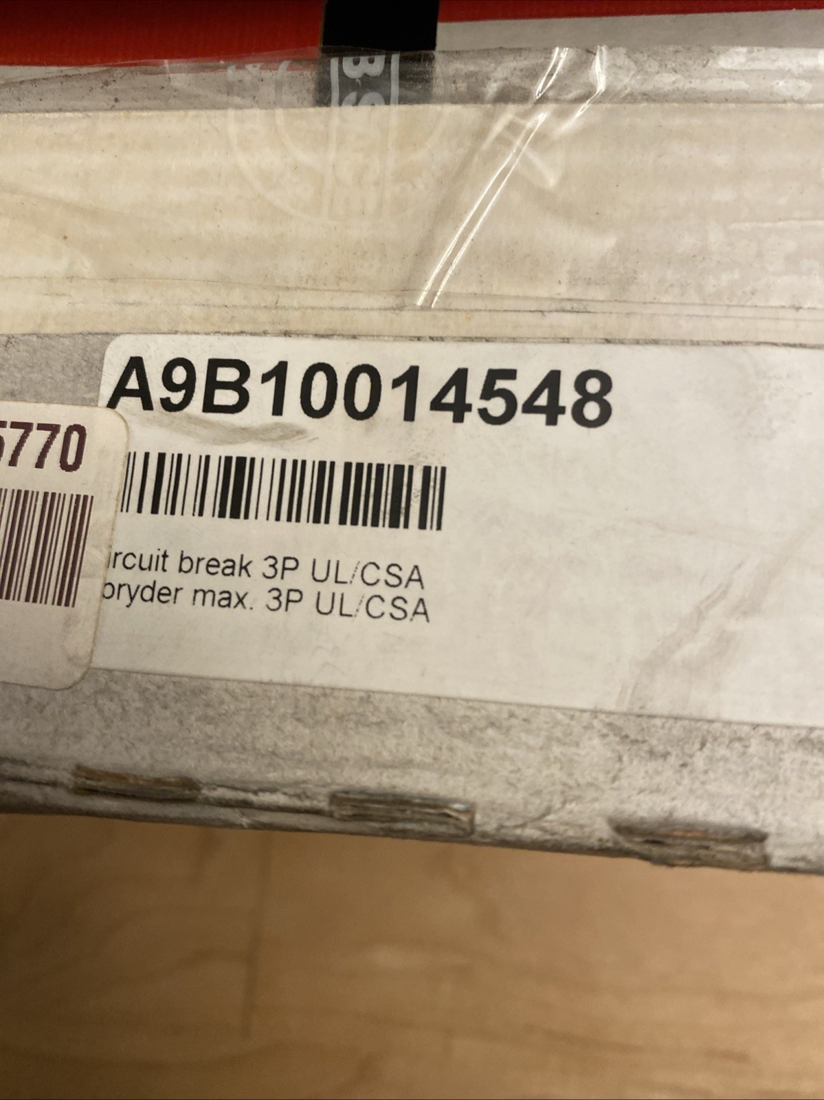 ABB Sace Tmax T1 N 100 Circuit Breaker 3 Pole 25 Amp Missing Mounting Screws