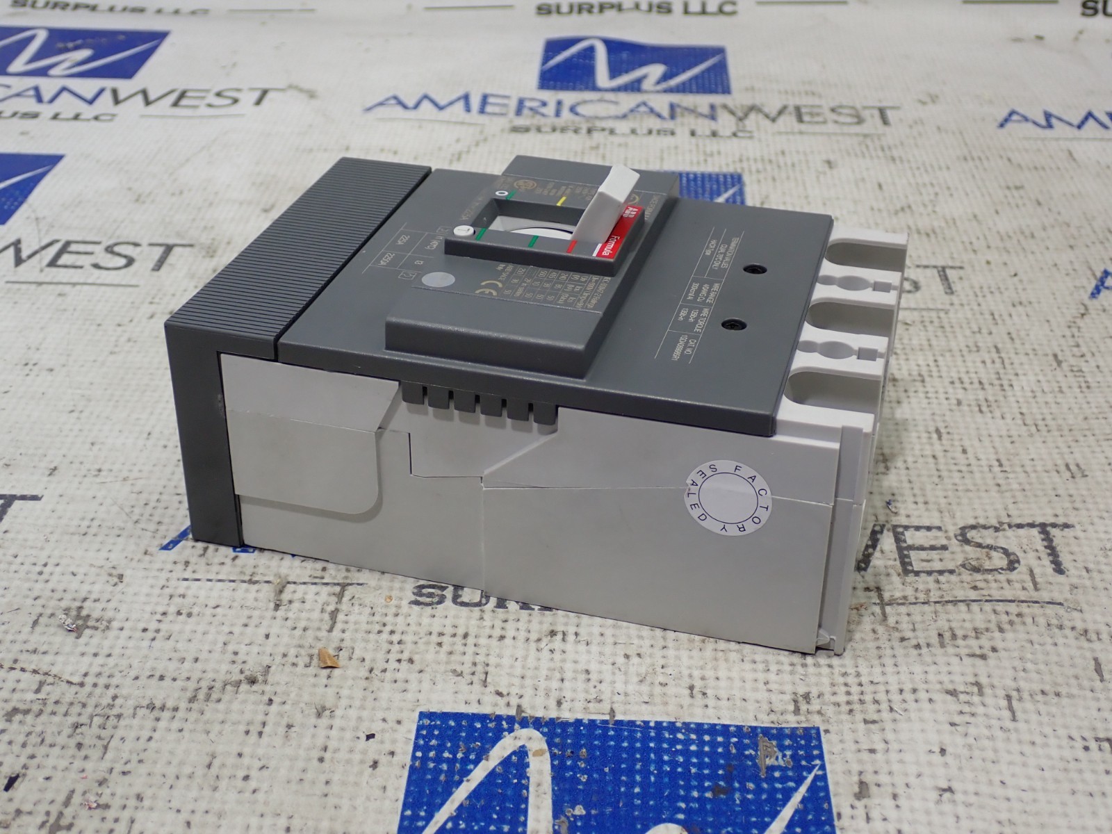 New ABB A2N225 1SDA069985R1 3P TMF 225 amp 25kA 240v Sace Formula Breaker