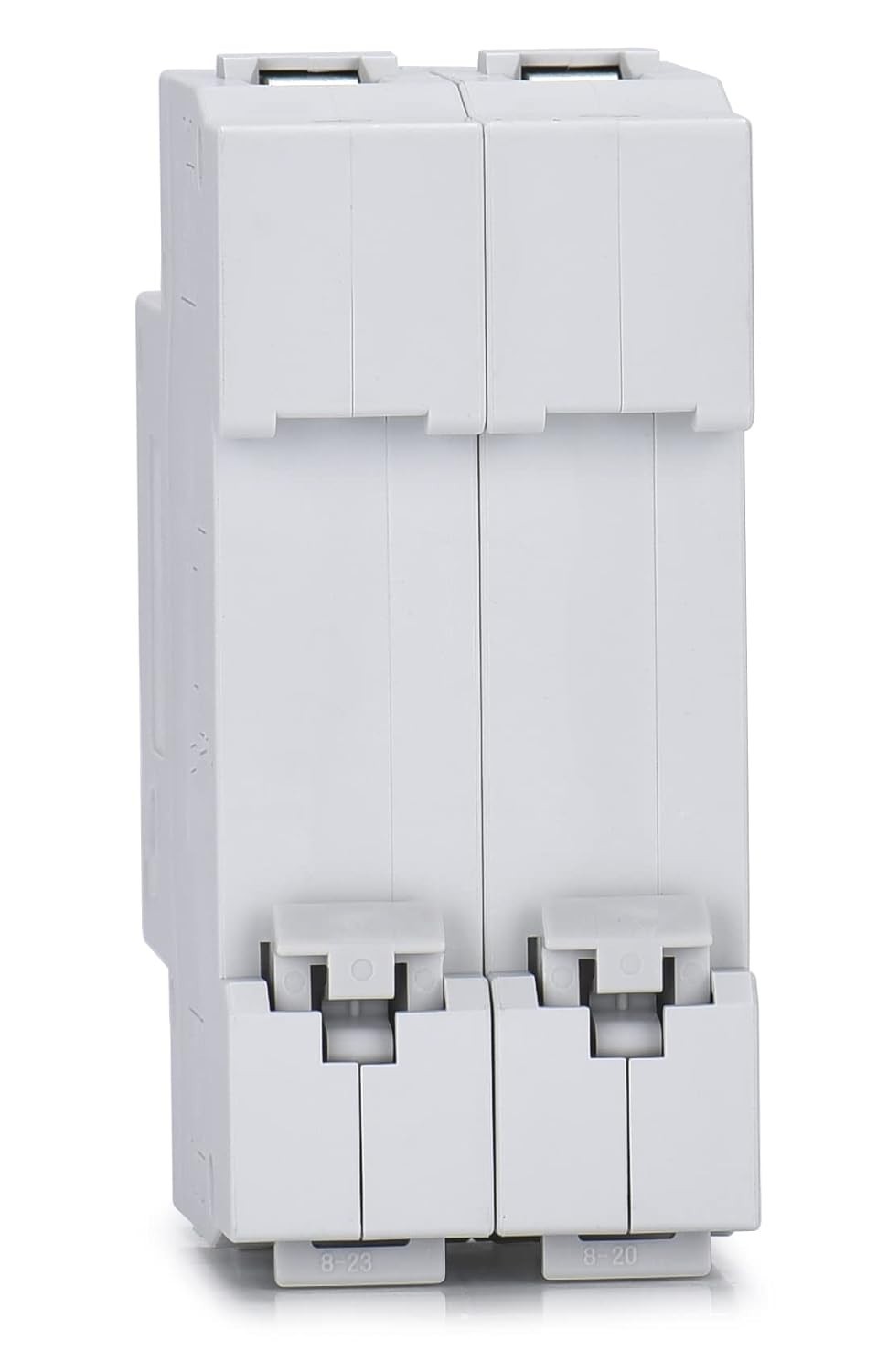 2 Pole 20 Amp DIN Rail Breaker for 120V/240V – Safe Solar Disconnect Switch