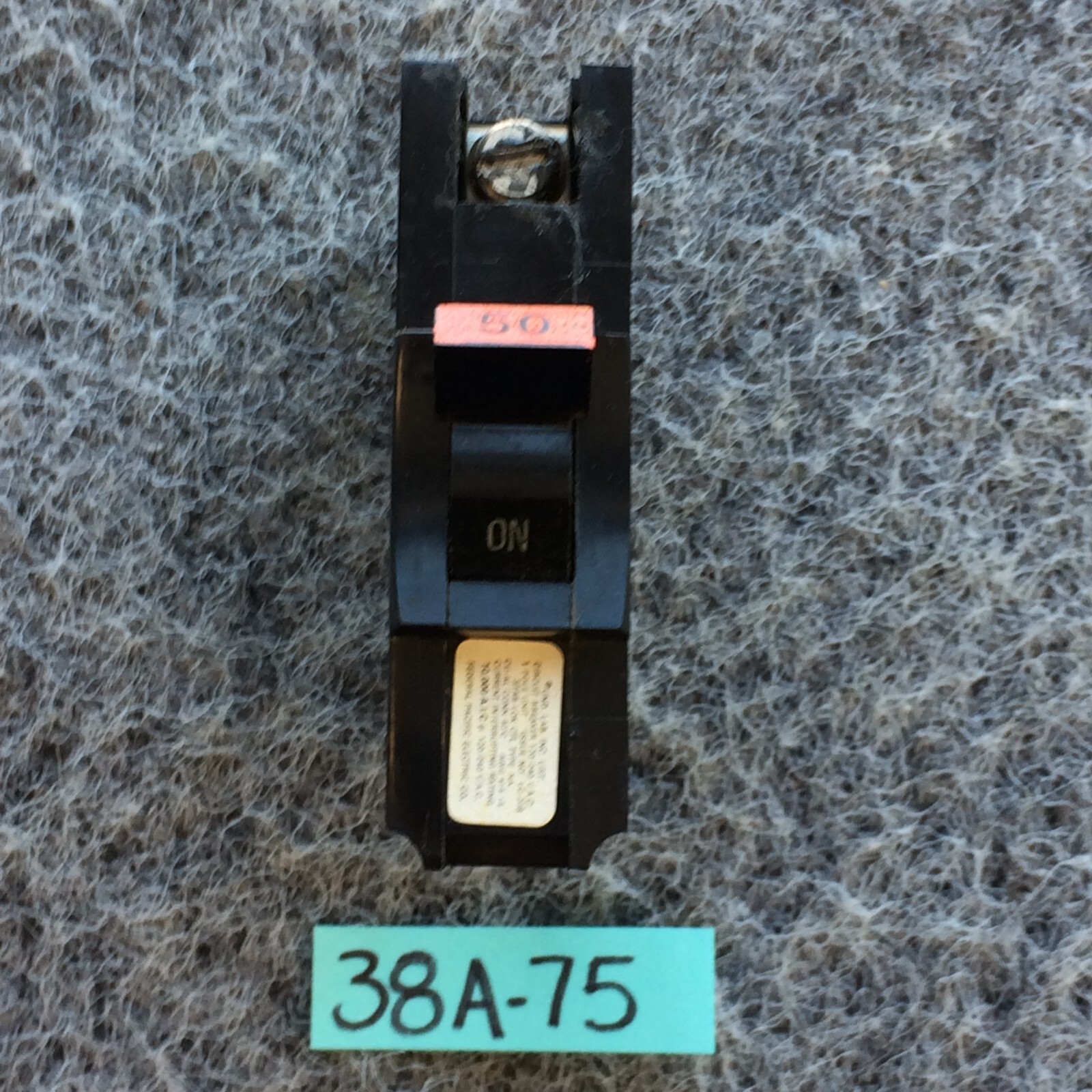 FEDERAL PACIFIC 50 AMP FPE 50 AMP 1 POLE NA150 STAB-LOK NA150 1 YEAR WARRANTY