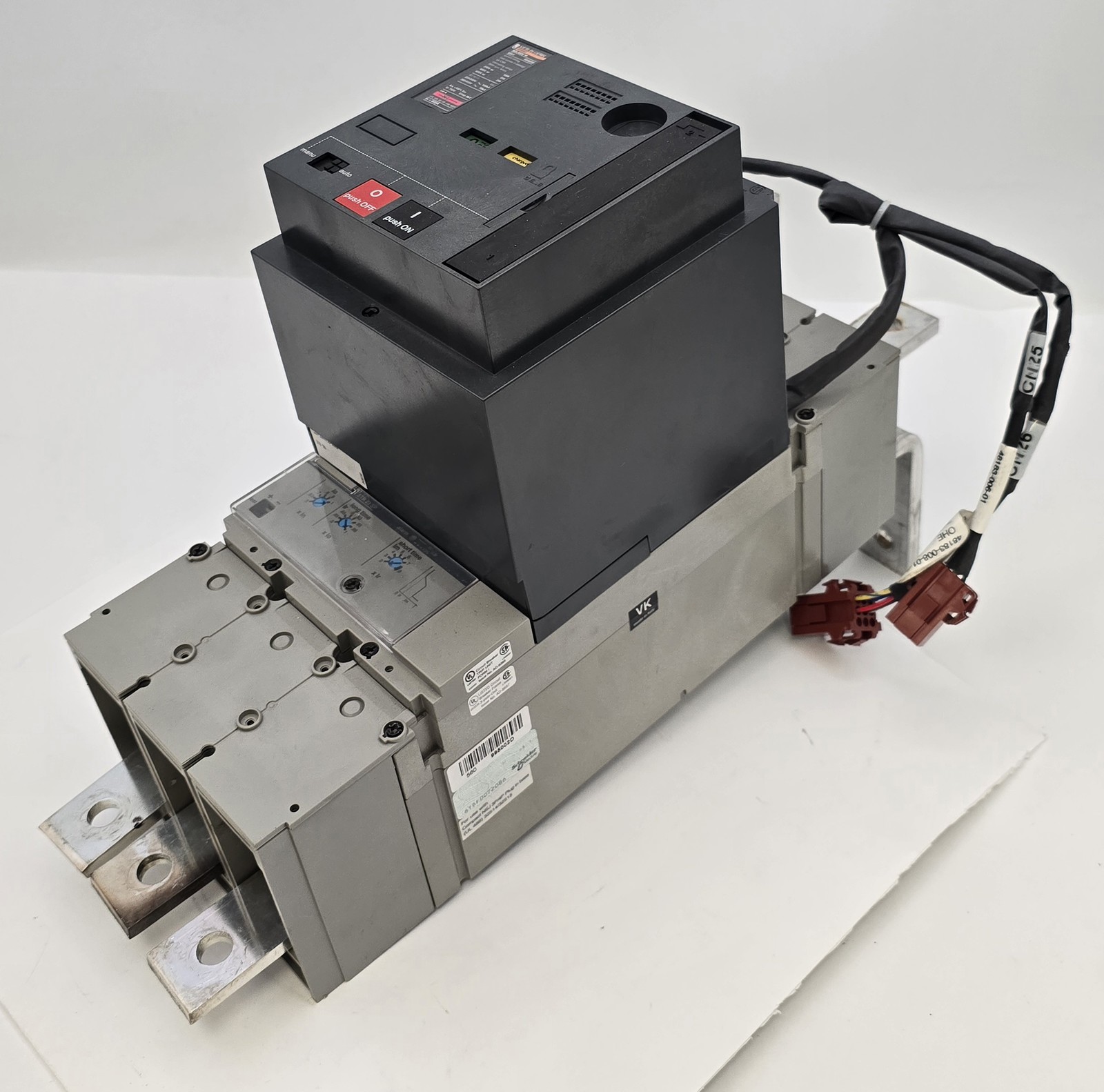Merlin Gerin NSJ600H Molded Case Circuit Breaker 600A 600V 25kA 3P 50/60Hz