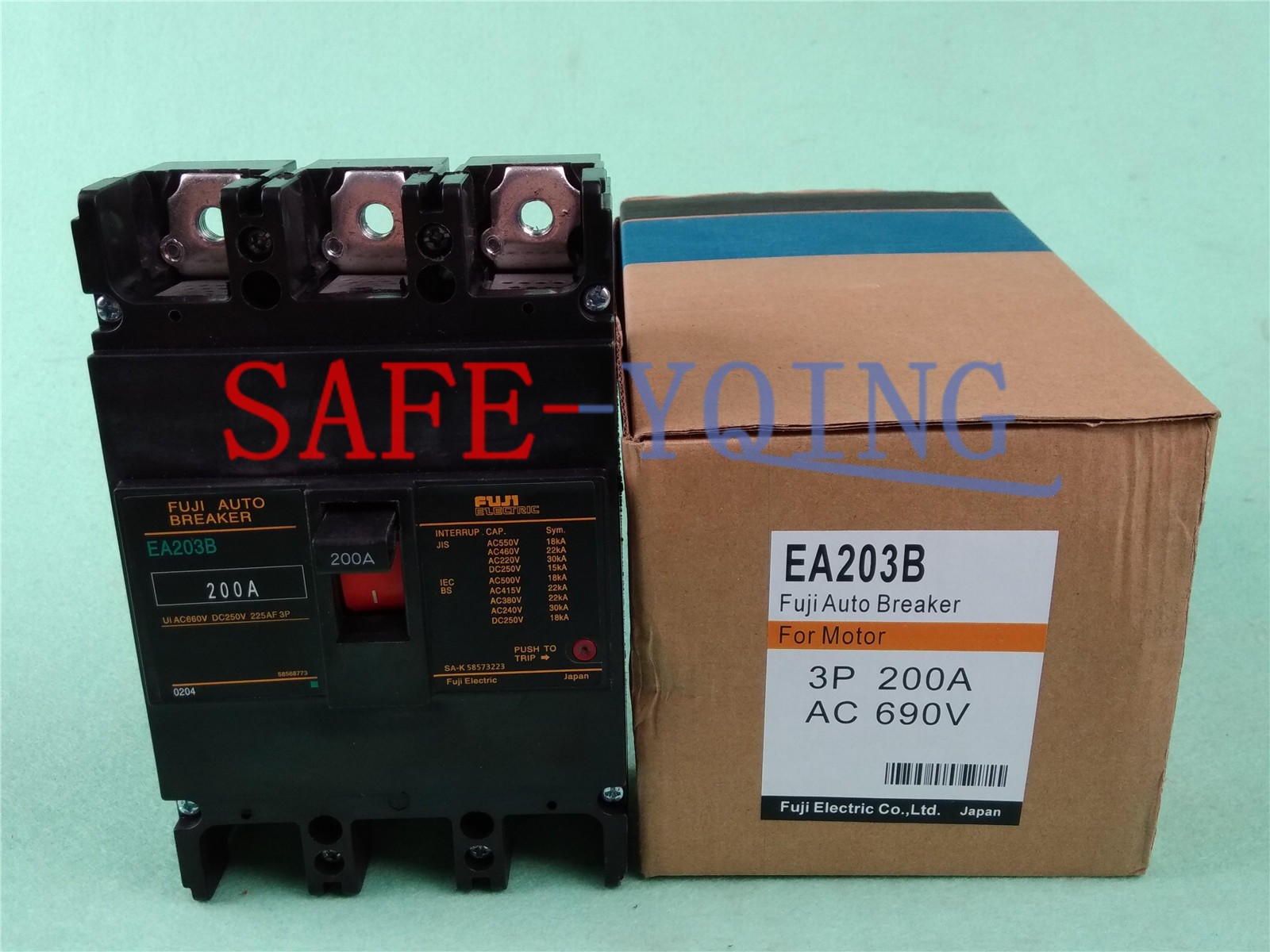 ONE Fuji EA203B Automation Auto Circuit Breaker 200A/690V 3P New
