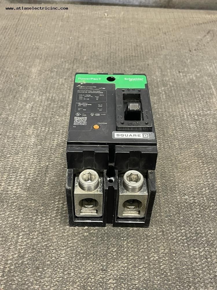 Square D QDP22100TM Molded Case Circuit Breaker 100 Amp 240 Volt