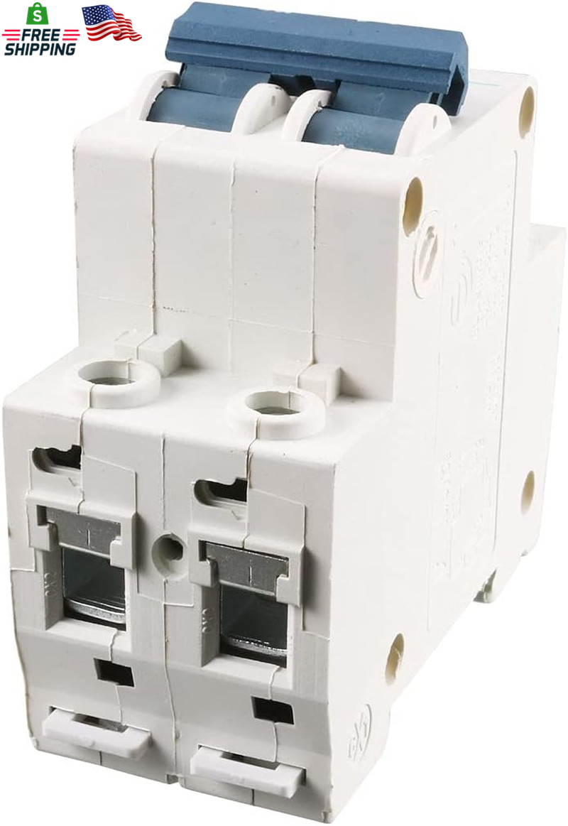 AC 230V/400V 40A ON/OFF Switch Double Pole Mini Circuit Breaker 6000A