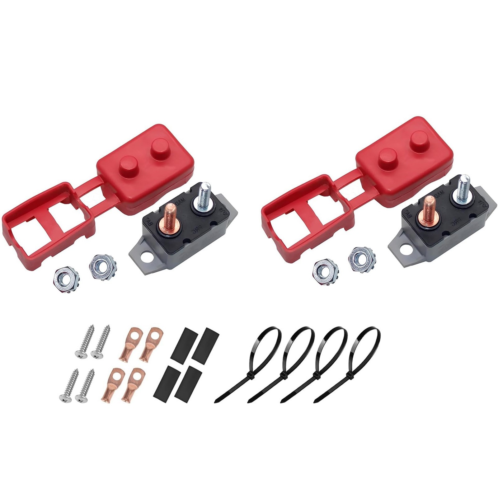 Thermal Protection 50A Circuit Breaker Auto Reset DC12V/24V For Heavy Duty Use