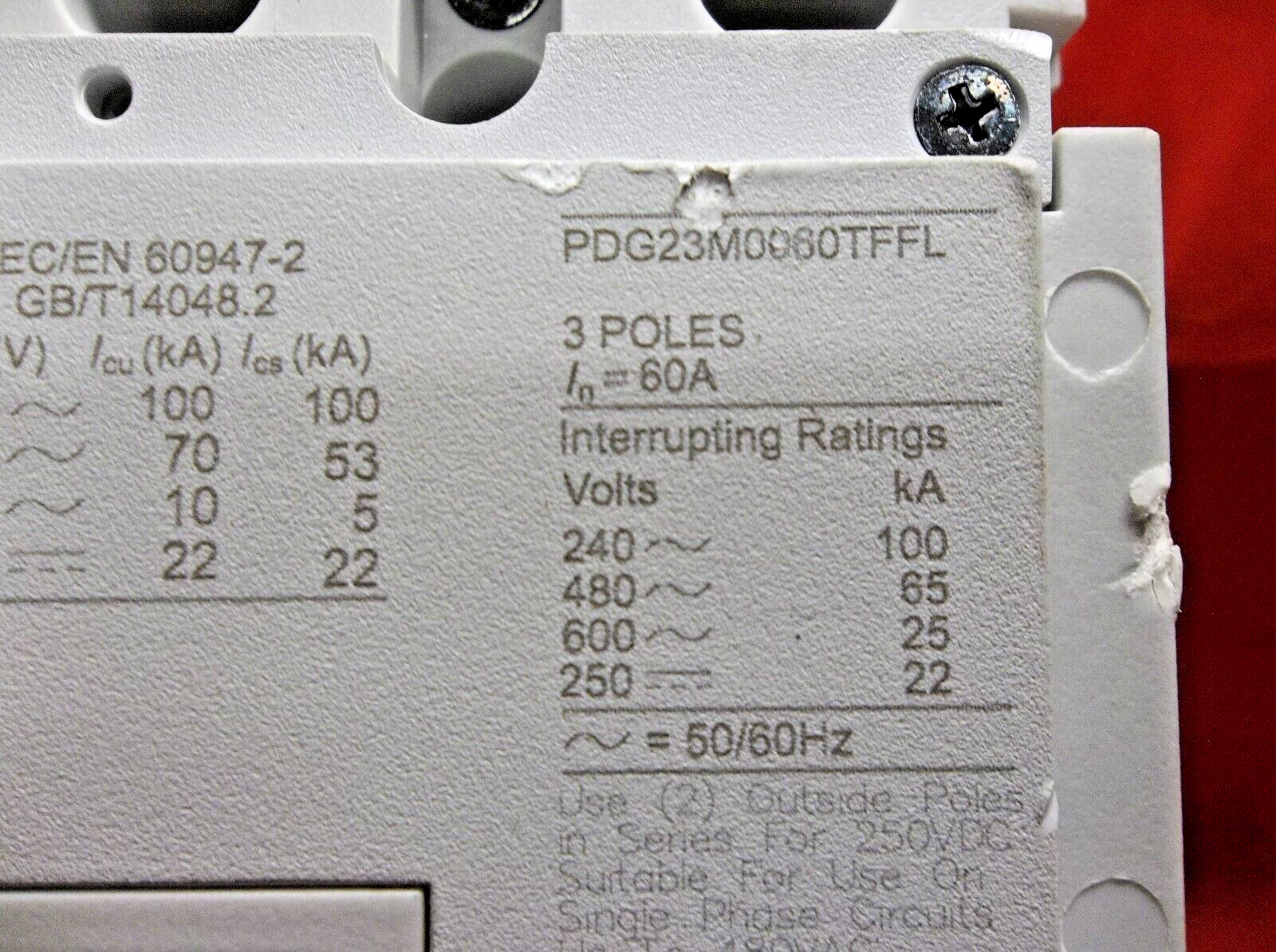 EATON PDG23M0060TFFL circuit breaker 335A6