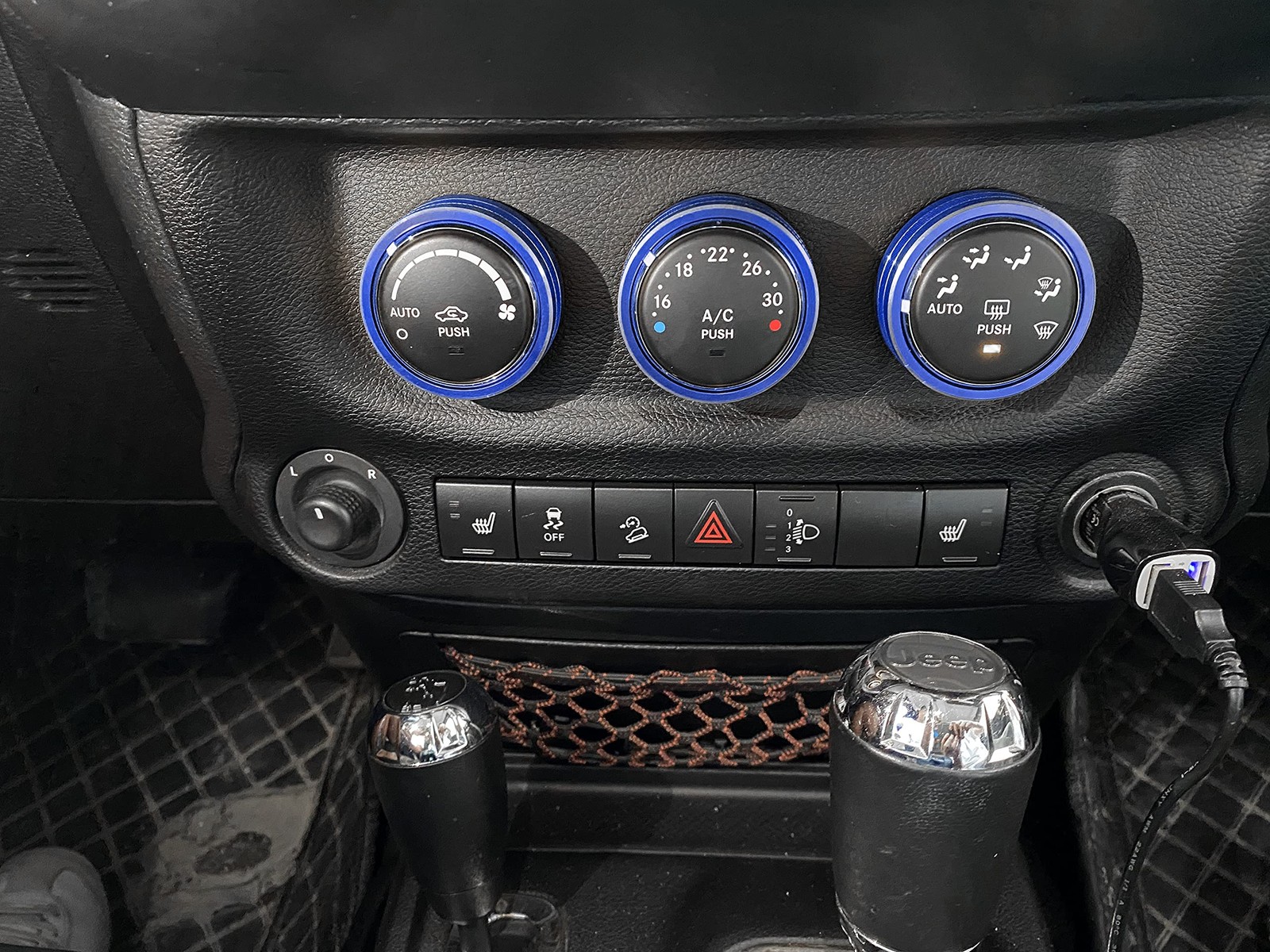 AC Climate Control Knob Ring Conditioner Switch Volume Cover with 2011-2017 J…